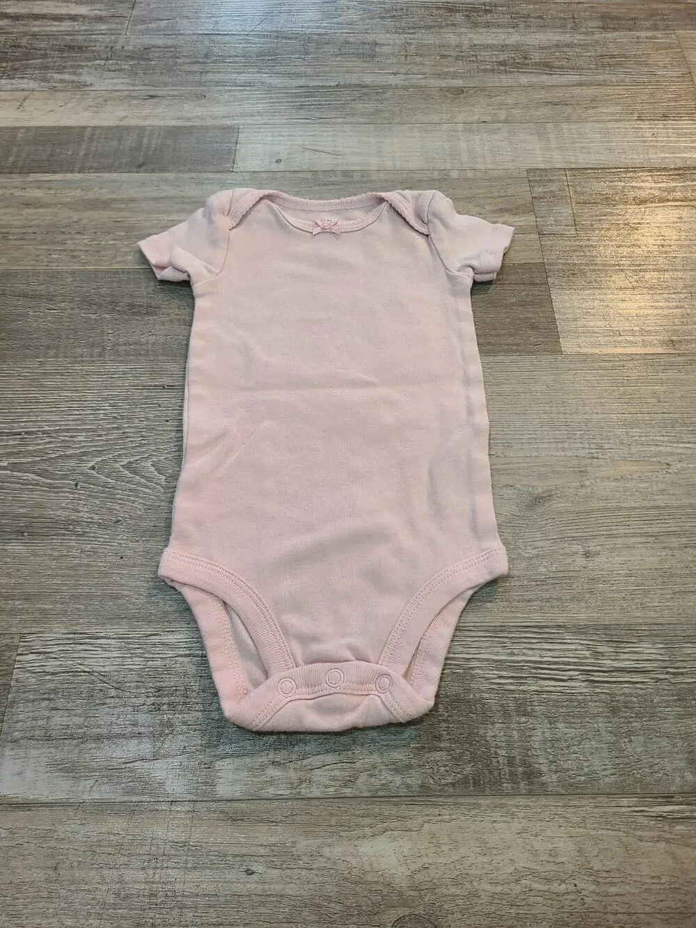 Child of mine by carter's 3 to 6 months light pink one piece